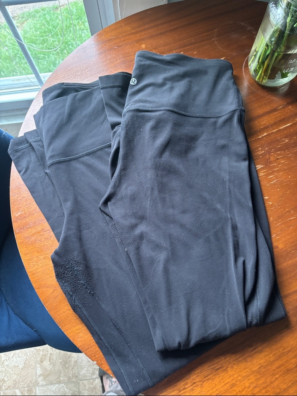 Lululemon Black Flare Leggings (two pairs)